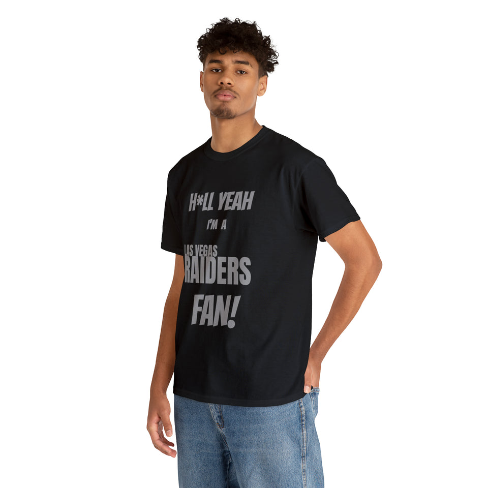 Las Vegas Raiders Football Unisex Heavy Cotton Tee