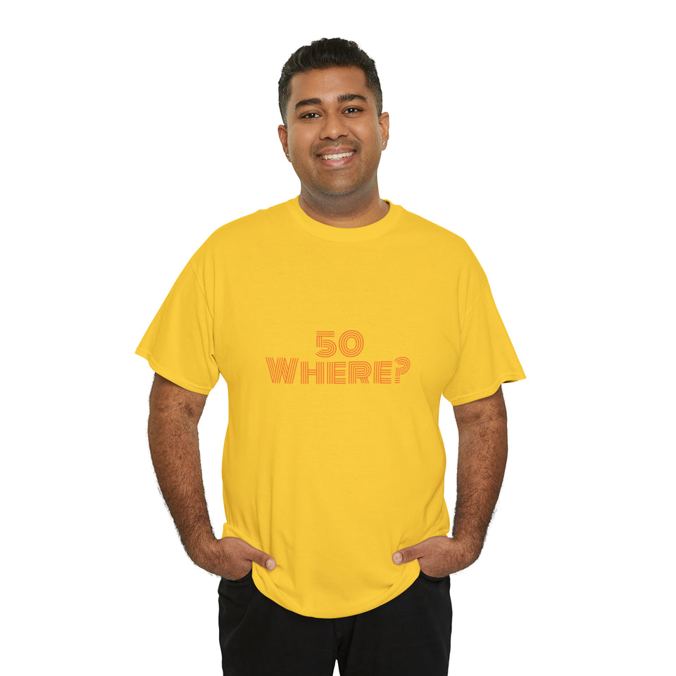 Fifty Unisex Heavy Cotton Tee