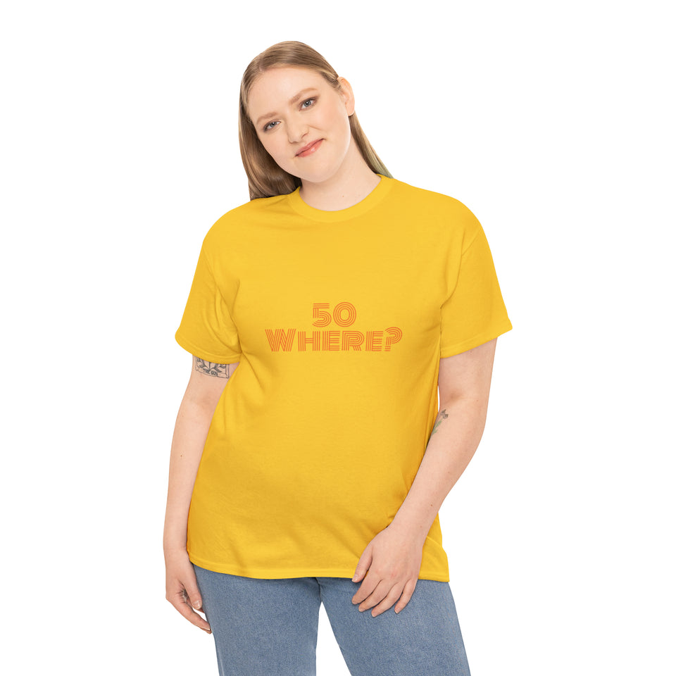 Fifty Unisex Heavy Cotton Tee