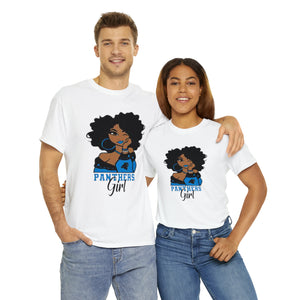 NFL Carolina Panthers Girl Unisex Heavy Cotton Tee