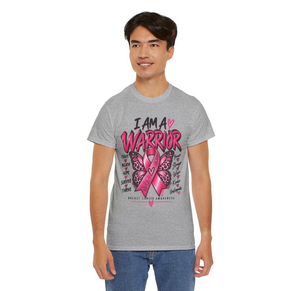 Breast Cancer Awareness Unisex Heavy Cotton Tee