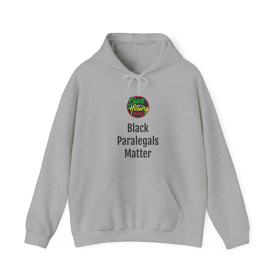 Black Paralegals Matter Hooded Sweatshirt