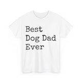 Best Dog Dad Unisex Heavy Cotton Tee