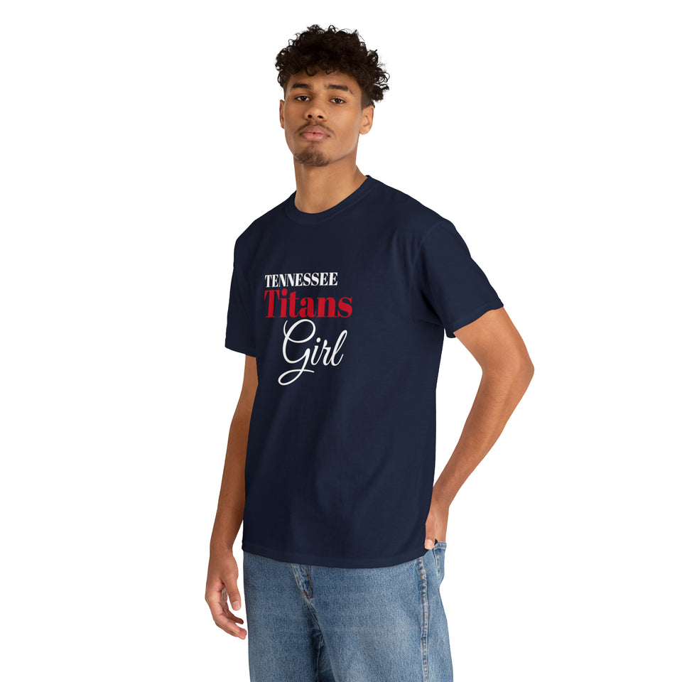 Tennessee Titans Girl Unisex Heavy Cotton Tee