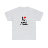 I Love My Cane Corso Unisex Heavy Cotton Tee