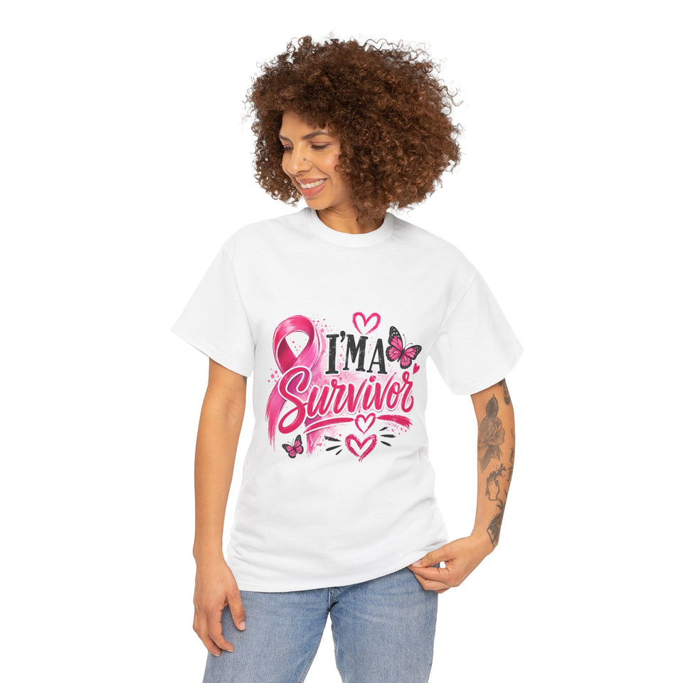 Breast Cancer Awareness Unisex Heavy Cotton Tee