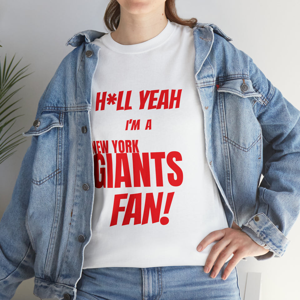 New York Giants Football Unisex Heavy Cotton Tee