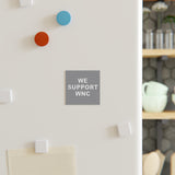 We Support WNC Square Magnet