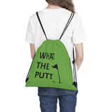 What The Putt Outdoor Drawstring Bag