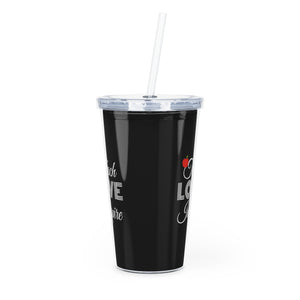 Teachers Plastic Tumbler with Straw