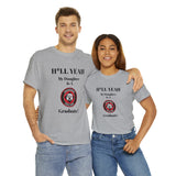 H*LL Yeah My Daughter Is A Davidson Graduate Unisex Heavy Cotton Tee