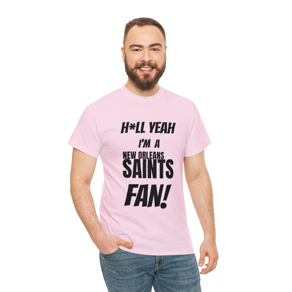 New Orleans Saints Football Unisex Heavy Cotton Tee
