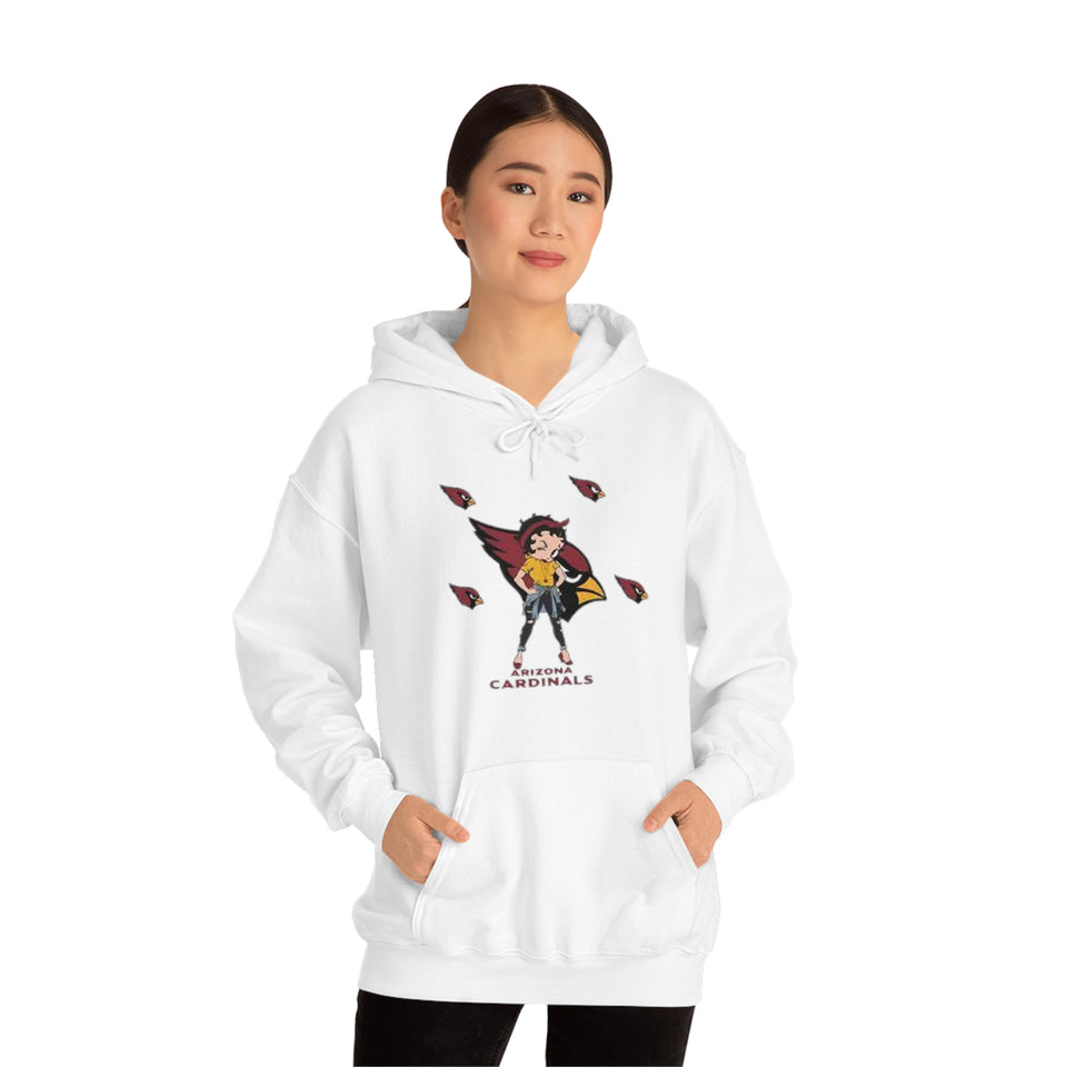 Arizona Cardinals Girl Unisex Heavy Blend™ Hooded Sweatshirt