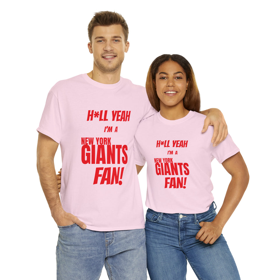 New York Giants Football Unisex Heavy Cotton Tee
