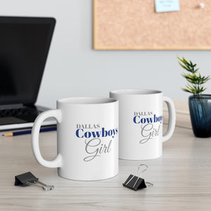 Dallas Cowboys Girl Ceramic Mug 11oz