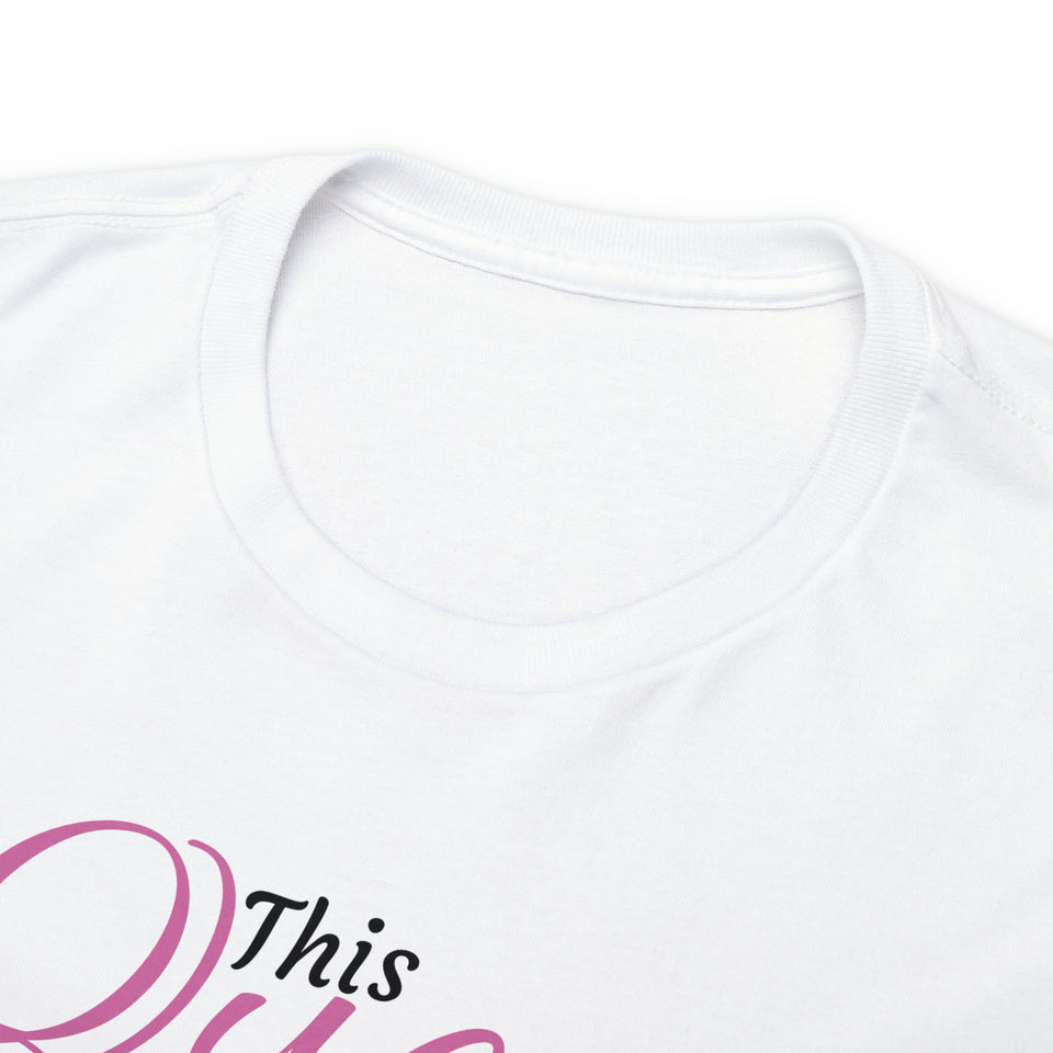 This Queen Was Born In October Unisex Heavy Cotton Tee