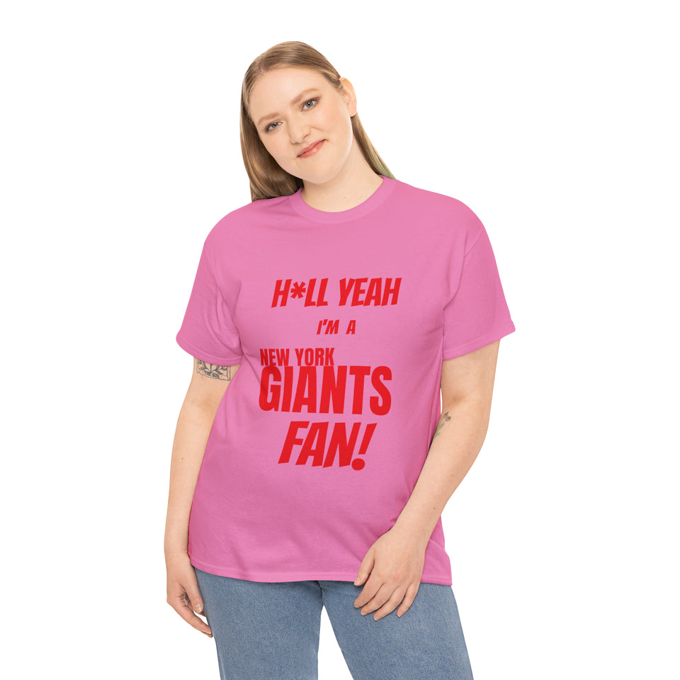 New York Giants Football Unisex Heavy Cotton Tee
