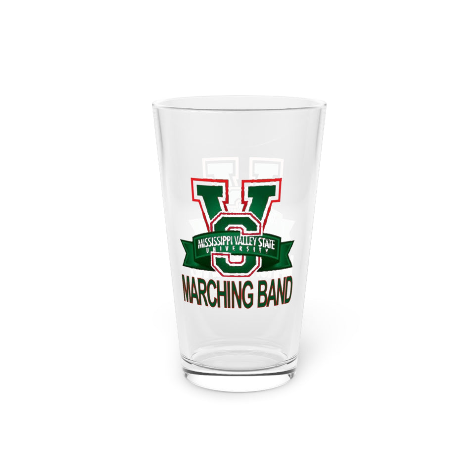 Mississippi Valley State Marching Band Pint Glass, 16oz