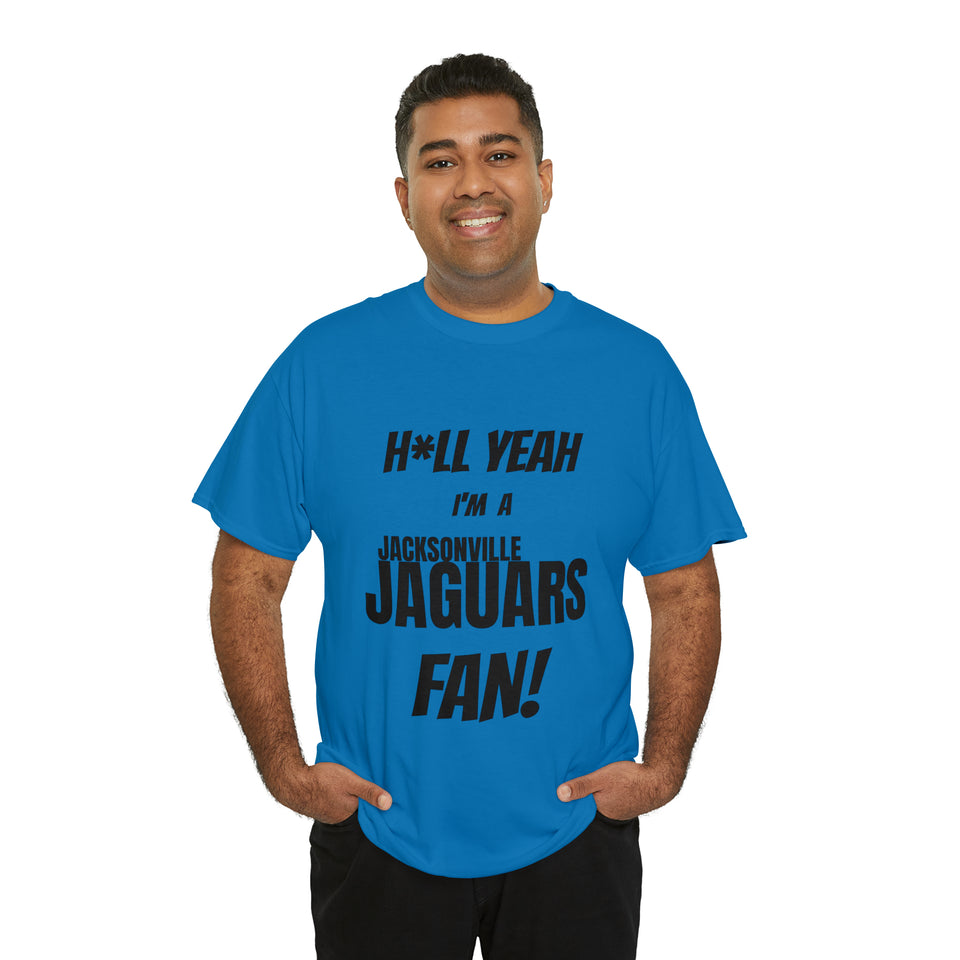 Jacksonville Jaguars Football Unisex Heavy Cotton Tee