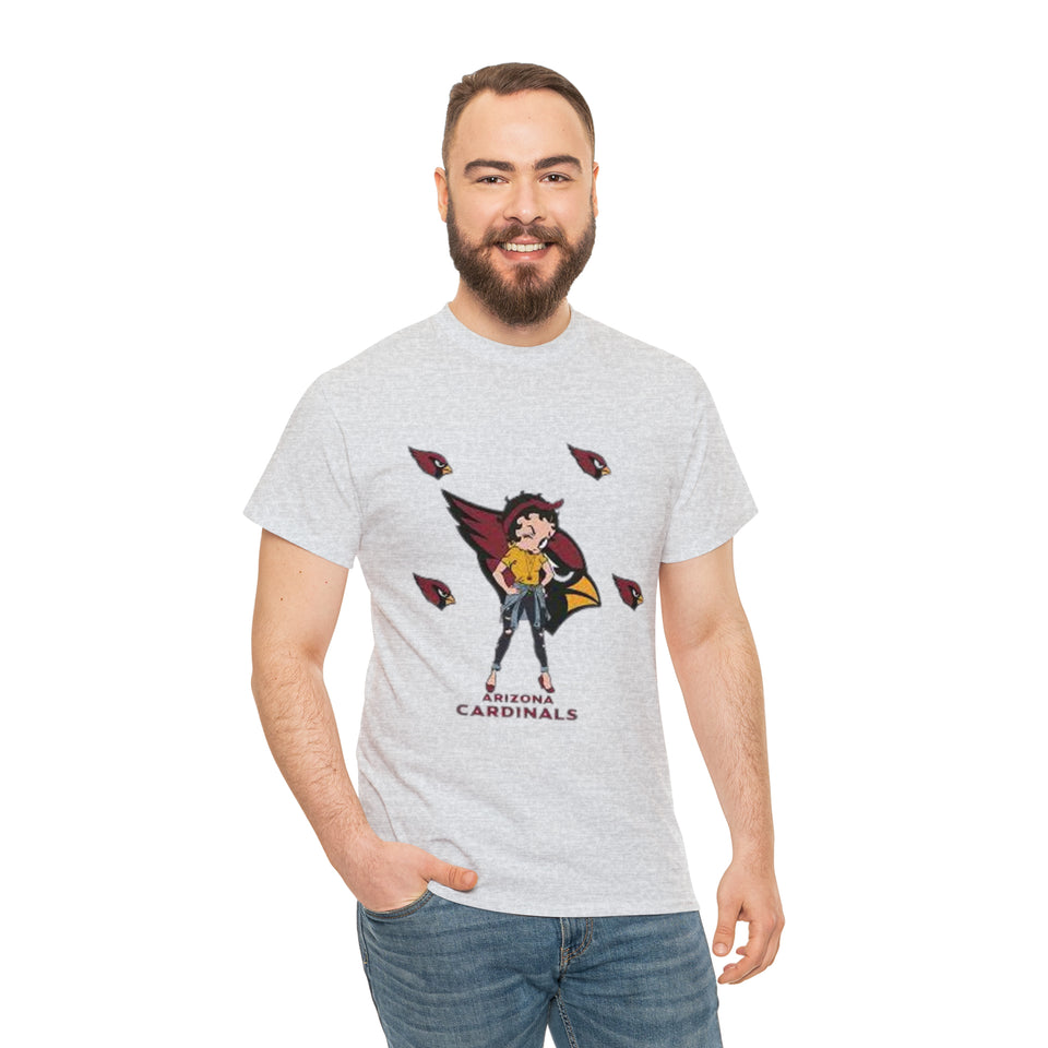 Arizona Cardinals Betty Unisex Heavy Cotton Tee