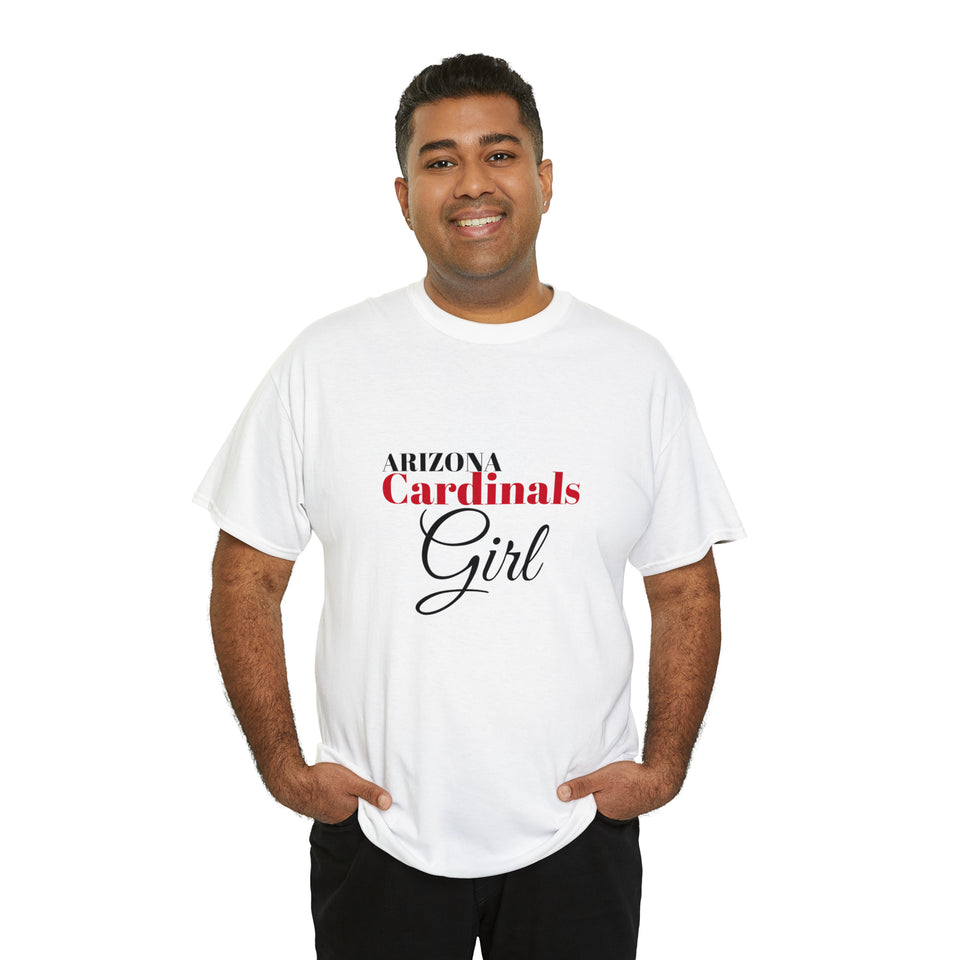 Arizona Cardinals Girl Unisex Heavy Cotton Tee