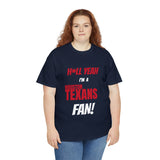Houston Texans Football Unisex Heavy Cotton Tee