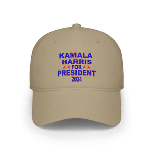 Kamala Harris for President Low Profile Baseball Cap