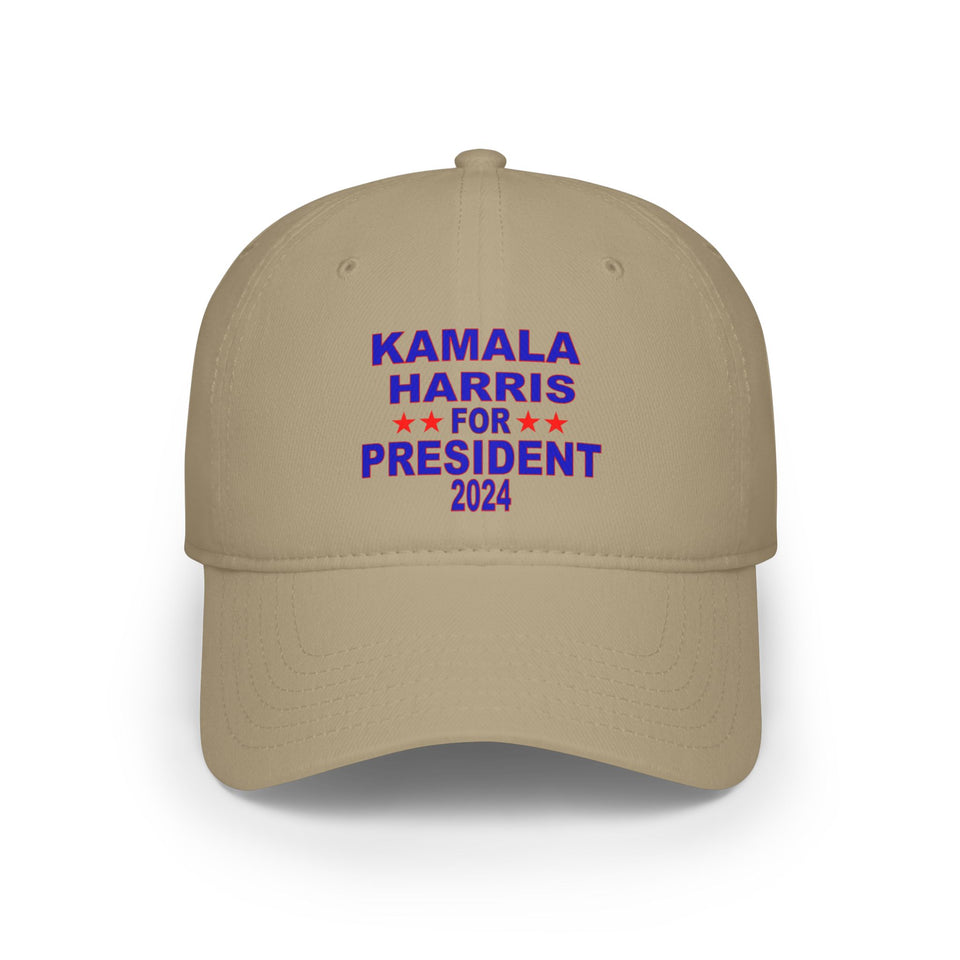 Kamala Harris for President Low Profile Baseball Cap