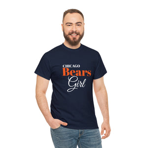Chicago Bears Girl Unisex Heavy Cotton Tee