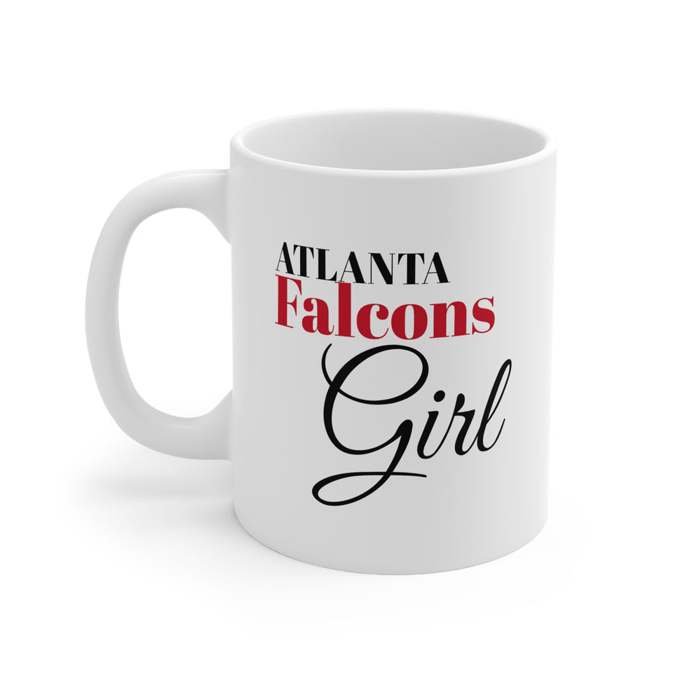 Atlanta Falcons Girl Ceramic Mug 11oz