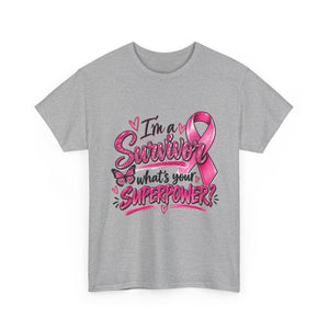 Breast Cancer Awareness Unisex Heavy Cotton Tee
