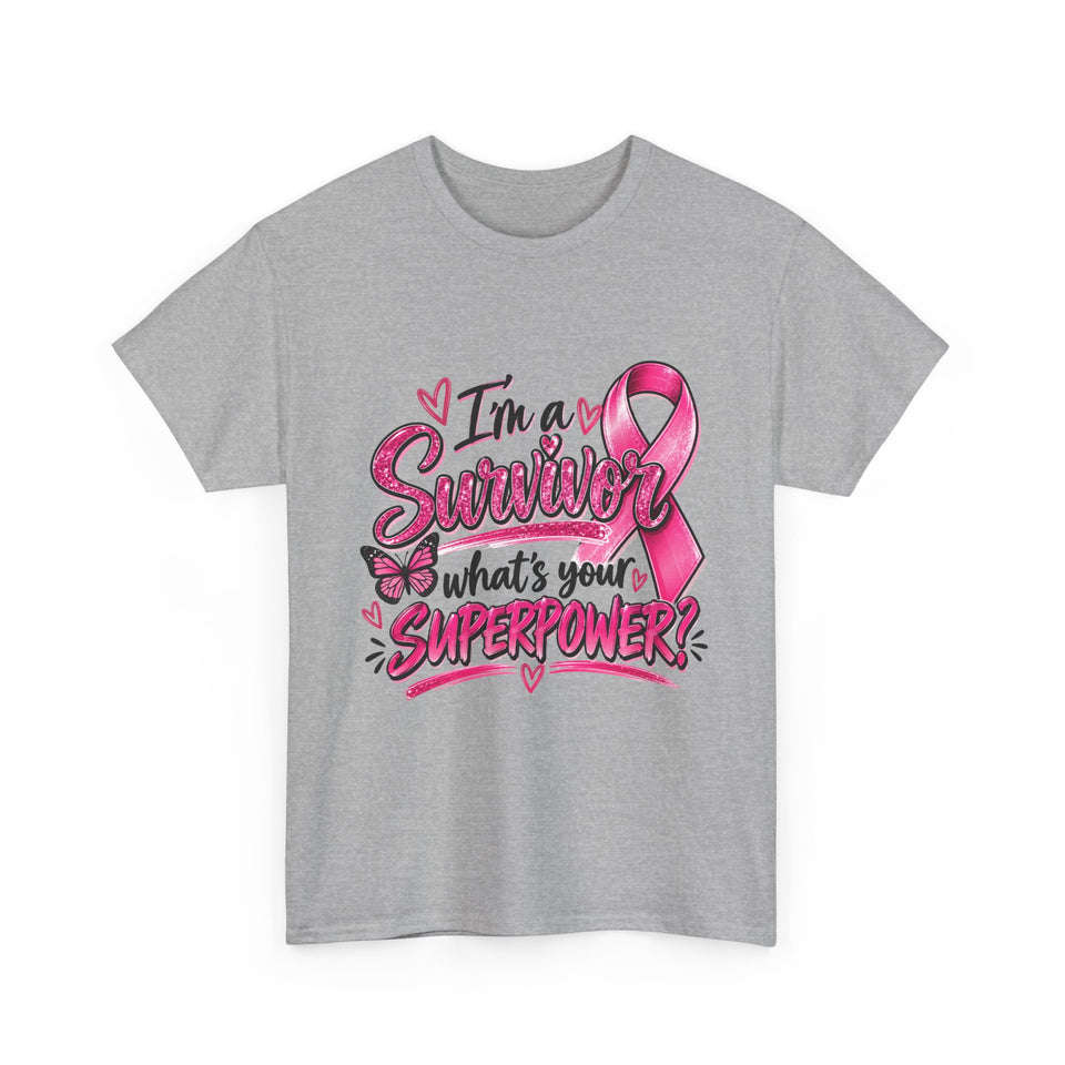 Breast Cancer Awareness Unisex Heavy Cotton Tee
