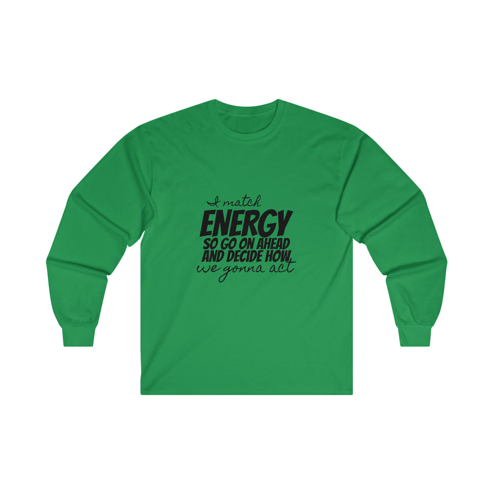Graphic T-Ultra Cotton Long Sleeve Tee