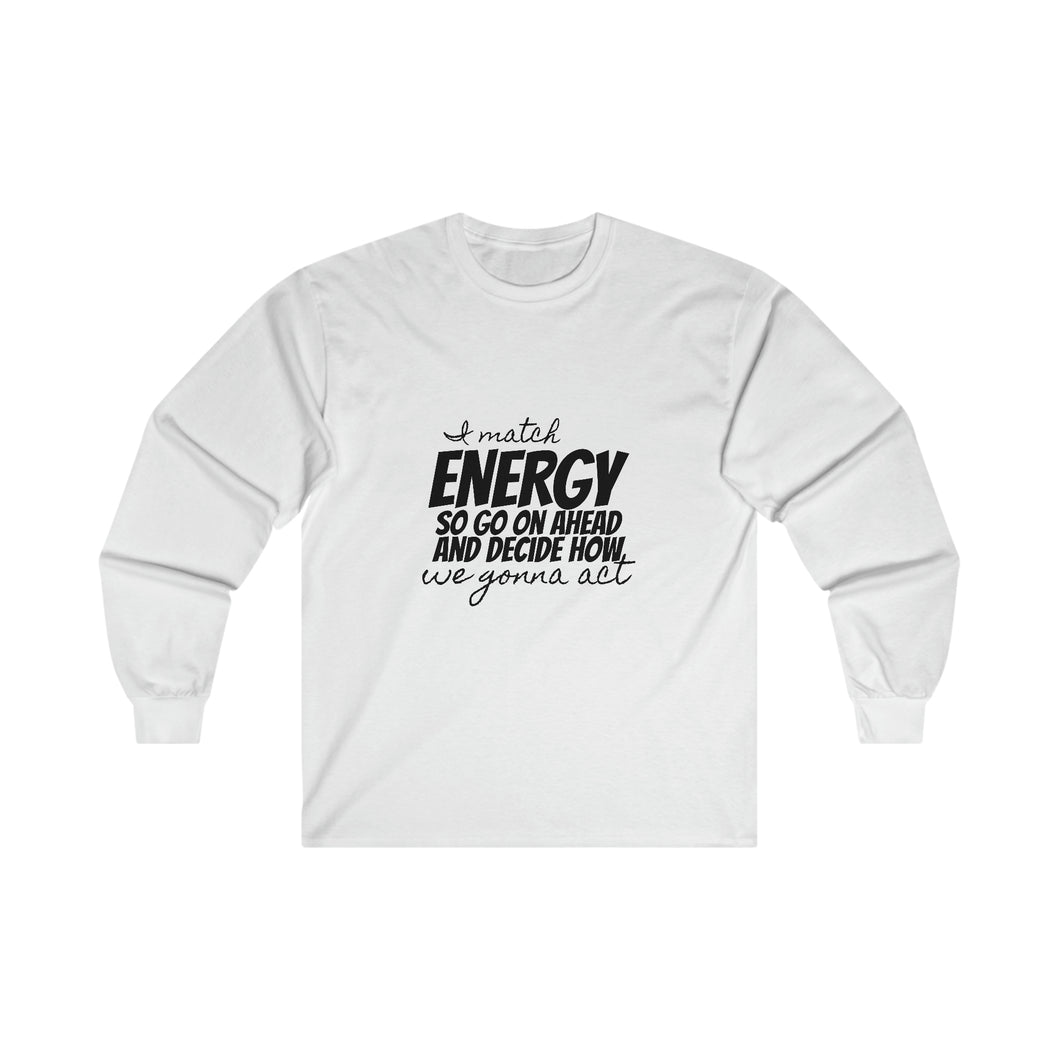 Graphic T-Ultra Cotton Long Sleeve Tee