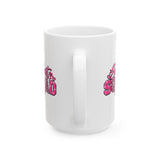 Support Squad Breast Cancer Awareness Ceramic Mug, (11oz, 15oz)