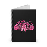 Support Squad Breast Cancer Awareness Spiral Notebook - Ruled Line
