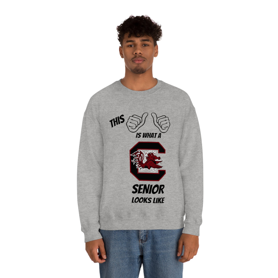 This Is What A South Carolina Gamecocks Senior Looks Like Unisex Heavy Blend™ Crewneck Sweatshirt