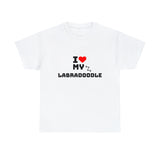 I Love My Labradoodle Unisex Heavy Cotton Tee