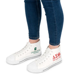 Delta Sigma Theta UNCC Alumni Women's High Top Sneakers