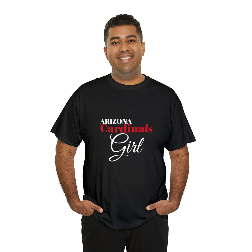 Arizona Cardinals Girl Unisex Heavy Cotton Tee