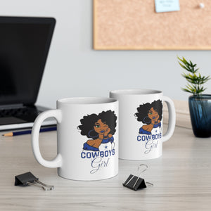 Dallas Cowboys Girl Ceramic Mug 11oz