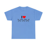 I Love Butterflies Unisex Heavy Cotton Tee
