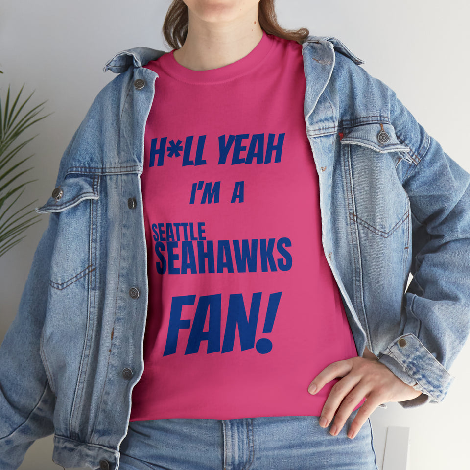 Seattle Seahawks Football Unisex Heavy Cotton Tee