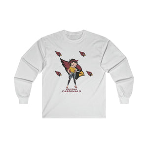 Arizona Cardinals Girl Ultra Cotton Long Sleeve Tee
