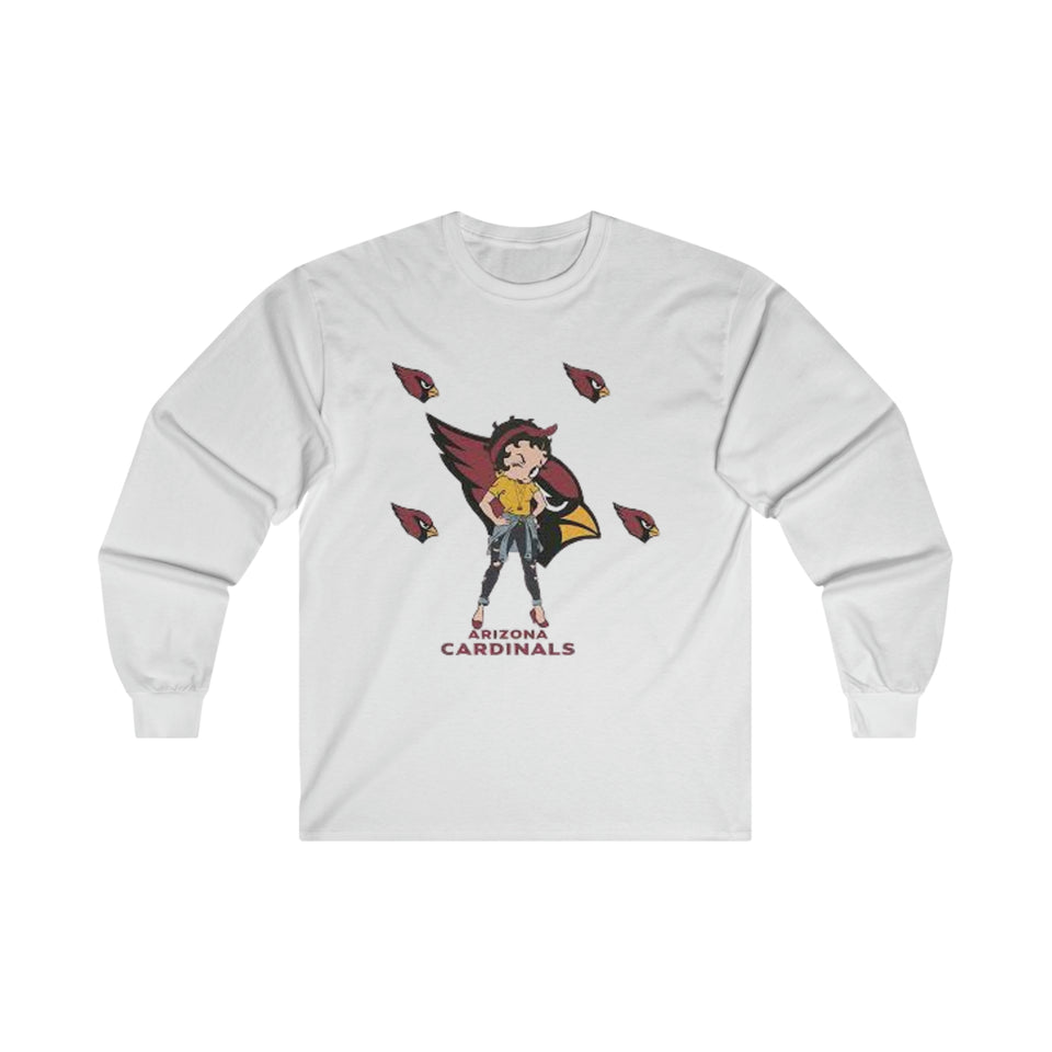 Arizona Cardinals Girl Ultra Cotton Long Sleeve Tee