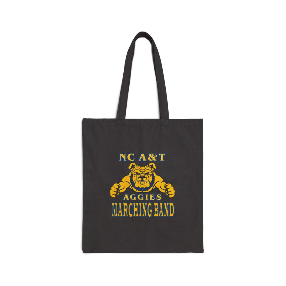 NC A&T Marching Band Cotton Canvas Tote Bag