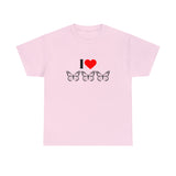 I Love Butterflies Unisex Heavy Cotton Tee