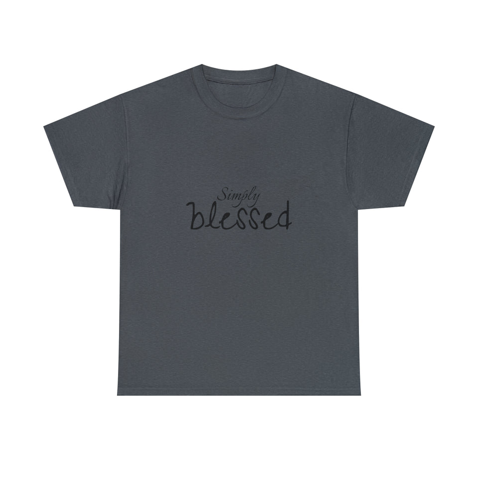 Simply Blessed Unisex Heavy Cotton Tee