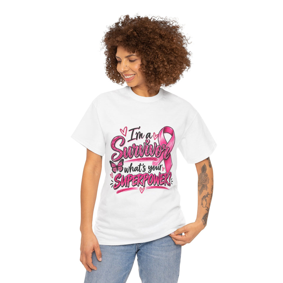 Breast Cancer Awareness Unisex Heavy Cotton Tee