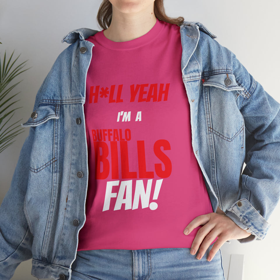 Buffalo Bills Football Unisex Heavy Cotton Tee
